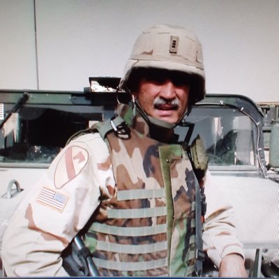 An American two time Army combat veteran. CW3 ret.