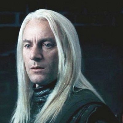 A Loyal Deatheater, Draco Malfoy’s beautiful Father, “under the crucio curse” according to the ministry.