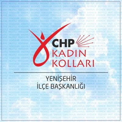 CHP Mersin Yenişehir Kadın Kolları resmi twitter hesabı