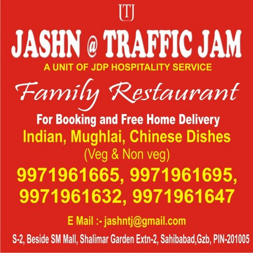 Jashn@Traffic Jam is a multi cuisine restaurant offering  exotic Indian,Mughlai &Chinese dishes.