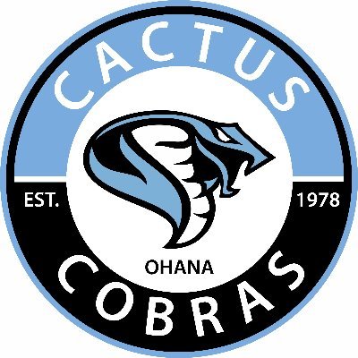 Cactus High School, located in @PeoriaUnified11, is home of the Cobras.