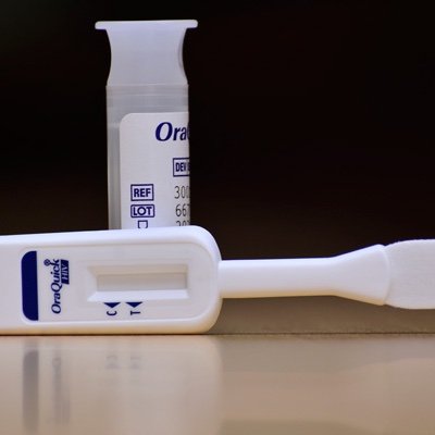 OraQuick is the first FDA-approved oral swab in-home test for HIV-1 and HIV-2. It's an oral swab test that doesn't require blood. It's completely private.