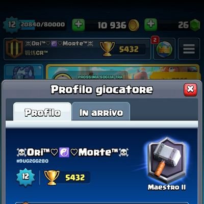 player clash royale - record 7100 - player competetive for diamonds