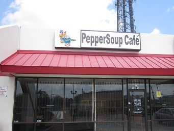 Peppersoup Café  is a new concept that offers African home cooking in a café style buffet .
Come see and taste the flavors of Africa