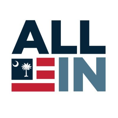 Are y’all in? We are #AllIn for South Carolina. Pounding the (virtual) pavement to elect @harrisonjaime and Dems in the Palmetto State. Coordinated for @SCDP.