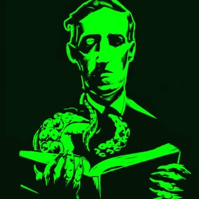 Lovcraftian's profile picture. Almost nobody dances sober, unless they happen to be insane 💚