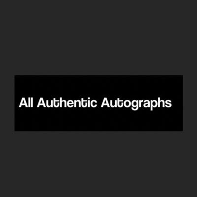 All Authentic Autographs. Hand signed memorabilia at affordable prices. All items are on our website ⤵️