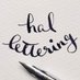 ハル🖋 (@hal_lettering) Twitter profile photo ハル🖋 (@hal_lettering) Twitter profile photo