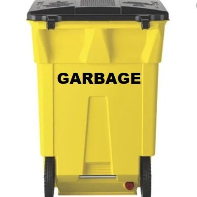 Here to help take out the garbage and freshen things up.