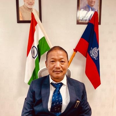 Minister, Govt. of Arunachal. Straight and forward speaker, positive attitude