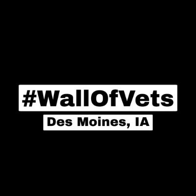 #WallOfVets  - Fulfilling our oaths to the Constitution and to the people of the United States. Inspired by Chris David.

wallofvetsdesmoines@gmail.com