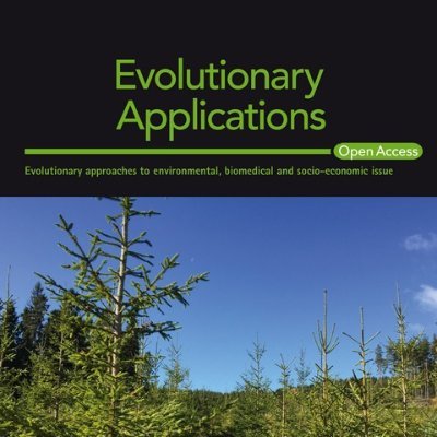 Evolutionary Applications. Scientific journal. Evolutionary approaches to environmental, biomedical and socio-economic issues. Tweets by Social Media Editor