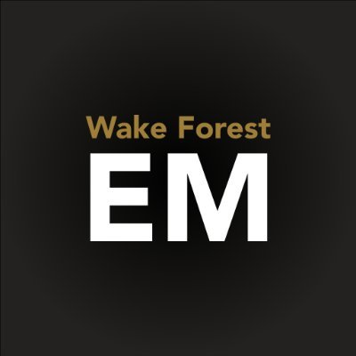 Tweets by the Wake Forest Emergency Medicine residency. Tweets are not medical advice.  Supporter of #FOAMed