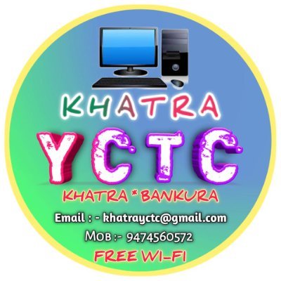 Khatra Youth Computer Training Centre
Rankinitola, Khatra, Bankura
Mob- +91 9474560572.
Email - khatrayctc@gmail.com