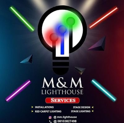 We Offer Quality and Affordable
💡 Stage Lighting 
💡 Event Illumination
💡 Installation and Fittings
💡 Interior Luxury Lighting.
Send us a DM for Enquiries.