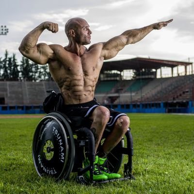 Gabriele Andriulli, Italian professional IFBB Wheelchair Bodybuilder.