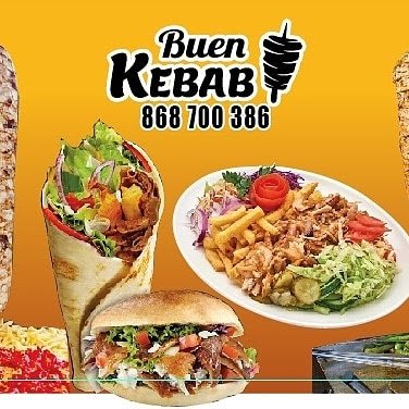 Visite Buen Kebab para comer sabroso doner kebab. Nuestros métodos probados son totalmente diferentes de los demás. Nunca olvidarás el sabor.
+34 868 700 386
