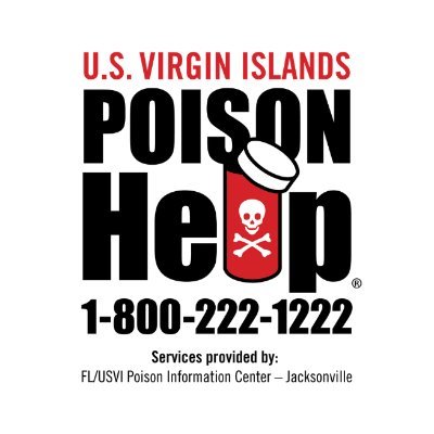 The USVI/Florida Poison Information Center provides free, confidential help with poisoning emergencies 24/7 @ (800)222-1222. RT/follows/favorites ≠ endorsement.