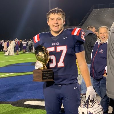 This is my football account. I play at Aubrey high school. 1st team all district. #57 6’ 230 Committed to Missouri Valley