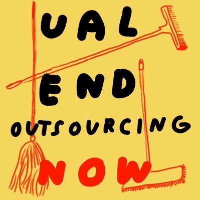 Campaign demanding UAL ends the exploitative outsourcing of its lowest paid staff. In-house now!👇🏽 LINKTREE inc. CLEANERS' STRIKE FUNDRAISER BELOW👇🏽