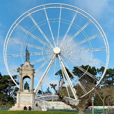 I'm the Ferris Wheel in Golden Gate Park. Ride me! DM/@ me what you hear on the wheel!