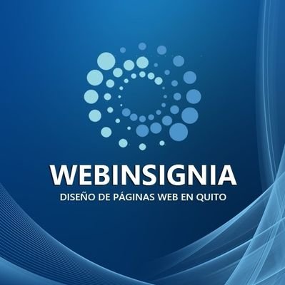 webinsigniaec's profile picture. Agencia de diseño web y marketing digital diseños exclusivos #paginaswebquito #marketingdigital #webinsignia escríbanos a aquí 👉https://t.co/rvNp8foON2