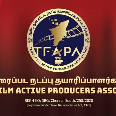 An Association of Active Tamil Film Producers (TFAPA) in Tamil Nadu. Mail us at: tfapa2020@gmail.com. Visit us at https://t.co/pKDQpn65Yz for all updates.