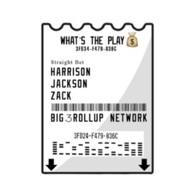 Bringing you the best sports gambling picks of the day • Newest podcast of the @big3rollup network • @harrison_tenzer @jacksonramer @coachzyke