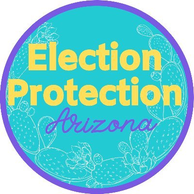 Arizonans protecting each others' right to vote. 📲 Call the voter hotline: 866-687-8683 📞 Native Vote Hotline: 888-777-3831