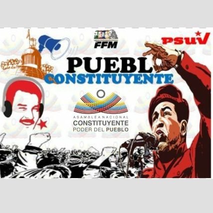 Chavista Con Maduro, Constituyente, Revolucionario, PSUV, JPSUV, FFM, Comuna, CC, MSV, MRS, Chama Juvenil, OBE, MNRR, Milicia Bolivariana, Betijoque Trujillo