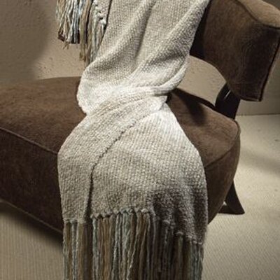 Textillery weavers chenille throw hotsell