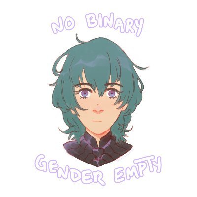 Celebrating works featuring nonbinary Byleth! | Nov 5 to Nov 11 | DMs Open | https://t.co/2TM4viIaqw | #nonbinarybylethweek | Icon by @caturnsrings |