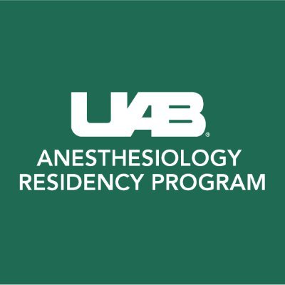 Official Twitter for the Department of Anesthesiology and Perioperative Medicine Residency Program