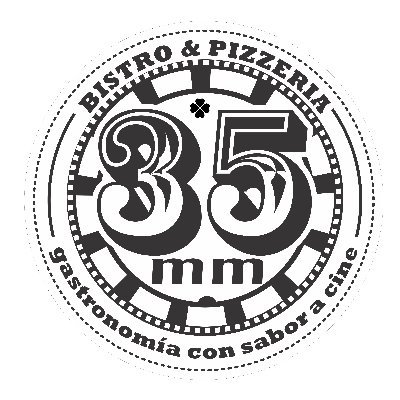 35mm es la casa del cine en Bogotá. Parrilla y pizzería con el sabor del séptimo arte. Calle 35 15-14, Bogotá.