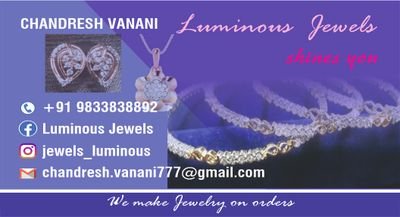 Manufacturers in Real Diamond
With Certification
Wholesalers & Retailers
Excellent Designs made only on order based
Manufacture 4 National &International level