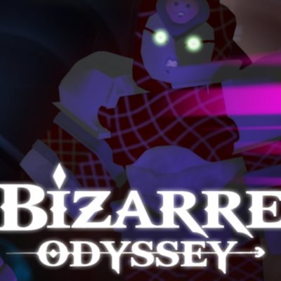 WELCOME TO BIZARRE ODYSSEY

-Bizarre Odyssey is a ROBLOX game based off the hit series ‘JoJo’s Bizarre Adventure’
invite link
https://t.co/ZBOQfuAMZ6