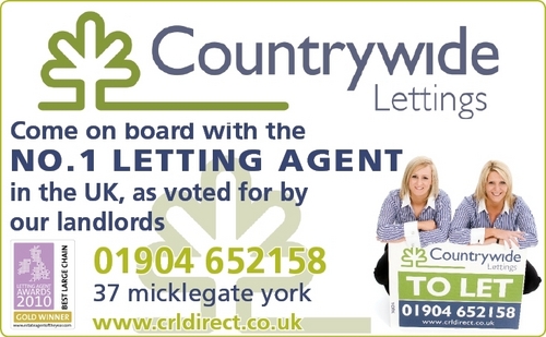 Countrywide Lettings in York, part of a national network of branches all over the UK, introducing quality properties to quality tenants.