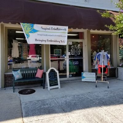 We are an embroidery & consignment resale shop.  We have new and gently used clothing at great prices. We also offer personalized embroidery & gifts.