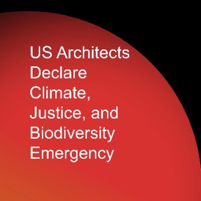 Declaration on climate, justice and biodiversity emergency by US architects. https://t.co/oB92shH8Yh