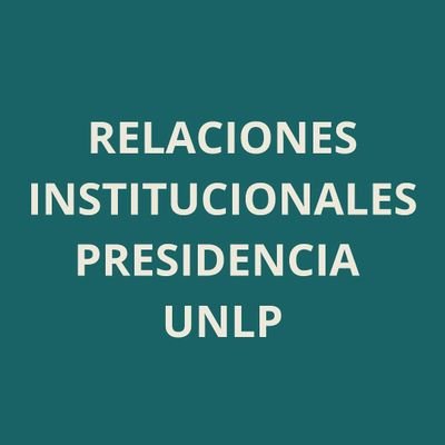 Secretaría de Relaciones Institucionales UNLP