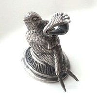 [R*]14k 鳥と植物の彫刻チャーム 14k 鳥と植物の彫刻チャーム（14K ゴールド フライング ダブ