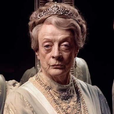 The Dowager Countess of Downton Abbey, Yorkshire & London, England. Don't be defeatist dears...it's so middle class