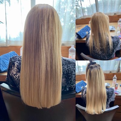 Especialista en aplicacion de extensiones de cabello natural con microchip con garantia de un año, tratamiento de alaciado brasileño a domicilio.