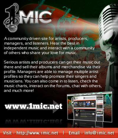 1MicNet_Alabama's profile picture. A community driven site for Independent artists, producers, managers, and listeners.