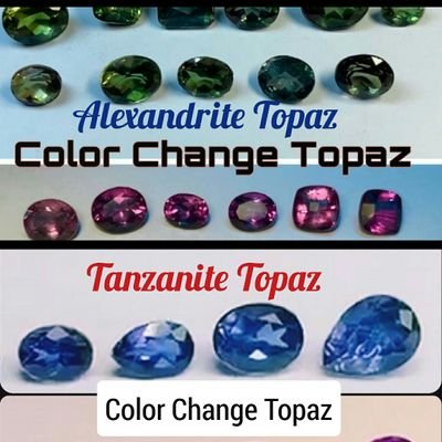 COLOR CHANGE TOPAZ ( Natural Treated)
Alexandrite TOPAZ & Tanzanite TOPAZ
https://t.co/YfKWVhNQcG