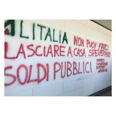 Siamo i 500 lavoratori del primo handler di Linate e assistiamo Alitalia che dal 24/7 ci sta sostituendo con staff proprio e stagionale. Tutto a spese pubbliche