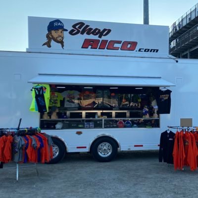Hi, I’m @rico_abreu’s merchandise trailer, Follow me to see all of the latest gear as I travel from coast to coast!