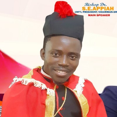 Bishop Dr. S.E. Appiah is Founder and General Overseer BACI MINISTRIES Established in Ghana Accra and an Int' l President Shepherdlife Ministerial College