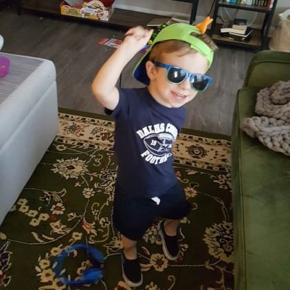 ThreeyearoldTh1's profile picture. Three-year-old with some thoughts
(This is my grandson's Twitter account. I had to get him his own because he kept stealing my phone and posting to my account.)