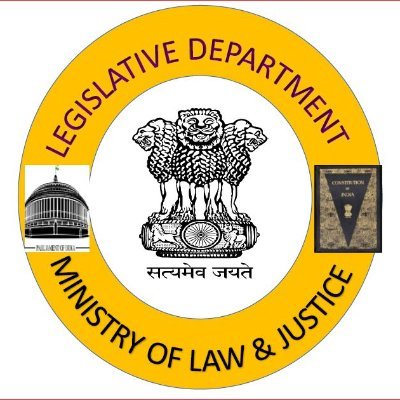 Official twitter handle of Legislative Department, Ministry of Law & Justice , Government of India. 
RT are not endorsements